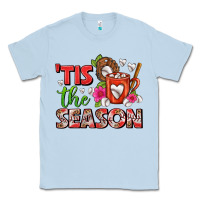 Dusty Blue tis the season baseball coffee mug Classic Tee - FaDigitalArtStudio