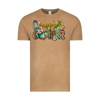 Vintage Camel happy camper Vintage Tee - CowhideDigitalArt