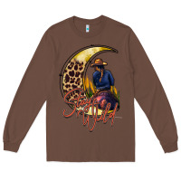 Chestnut stay wild moon cowgirl Long Sleeve Tee - RacoonDesign