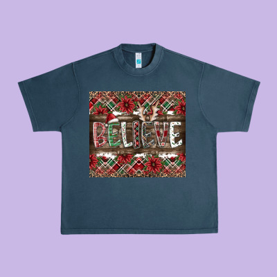 Believe Urban Heavy Tee Designed By Cowhidedigitalart