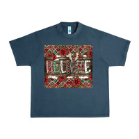 Midnight Navy Believe Urban Heavy Tee - CowhideDigitalArt