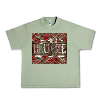 Oil Green Believe Urban Heavy Tee - CowhideDigitalArt