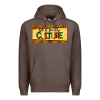 Coffee do it for the culture license plate Premium Hoodie - BarkalooDesign