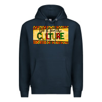 Navy do it for the culture license plate Premium Hoodie - BarkalooDesign