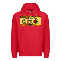 Red do it for the culture license plate Premium Hoodie - BarkalooDesign