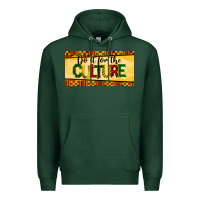 Sports Green do it for the culture license plate Premium Hoodie - BarkalooDesign