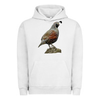 Pigment Lunar Rock California Quail Bird Urban Hoodie - RanaPortraitStore