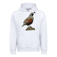 White California Quail Bird Urban Hoodie - RanaPortraitStore