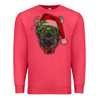 Cardinal christmas bison Premium Sweatshirt - RanaPortraitStore