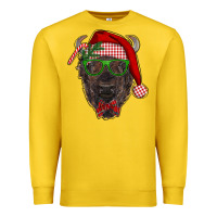 Christmas Bison Premium Sweatshirt | Teevron