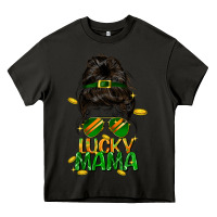 Asphalt lucky mama St. Patricks Day Heavy Core Tee - FaDigitalArtStudio