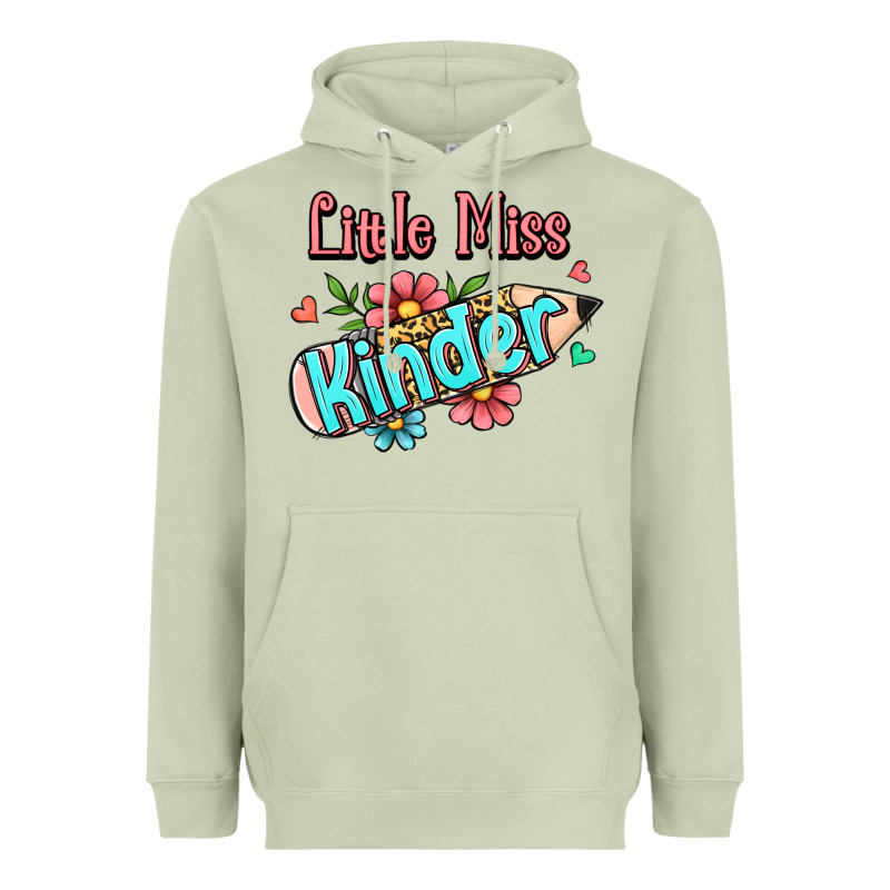 Little Miss Kindergarten Heavyweight Hoodie by RanaPortraitStore | Teevron