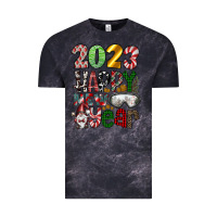 Cloud Black 2023 Happy New Year Vintage Tee - CowhideDigitalArt