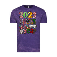 Cloud Purple 2023 Happy New Year Vintage Tee - CowhideDigitalArt