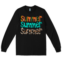 Black summer western Long Sleeve Tee - RacoonDesign