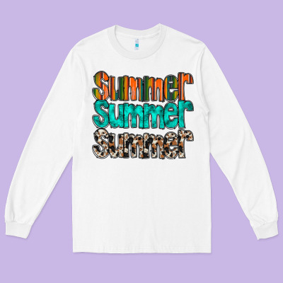 Summer Western Long Sleeve Tee Designed By Racoondesign