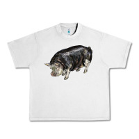 Lunar Rock poland china pig Urban Heavy Tee - LillyAllenDesigns