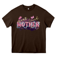 Chocolate Brown Most loved mother Mother's Day Heavy Core Tee - FaDigitalArtStudio