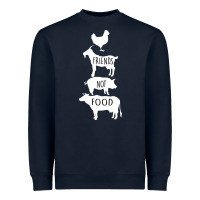 Navy Friend Not Food Heavyweight Sweatshirt - Bettercallsaul