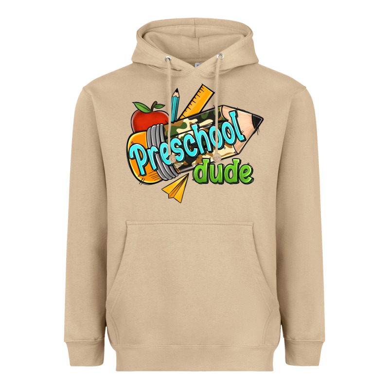 Preschool Dude Heavyweight Hoodie by RanaPortraitStore | Teevron