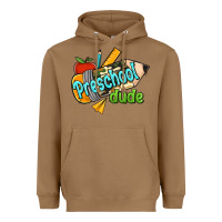 Toasted Coconut preschool dude Heavyweight Hoodie - RanaPortraitStore