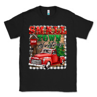 Black small town christmas Classic Tee - BarkalooDesign