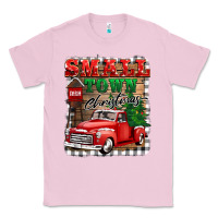 Bubblegum Pink small town christmas Classic Tee - BarkalooDesign