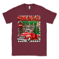 Burgundy small town christmas Classic Tee - BarkalooDesign