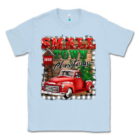 Dusty Blue small town christmas Classic Tee - BarkalooDesign
