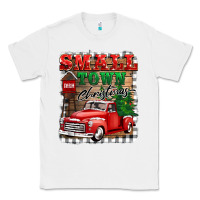 White small town christmas Classic Tee - BarkalooDesign