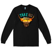 Black take no bull Long Sleeve Tee - RacoonDesign