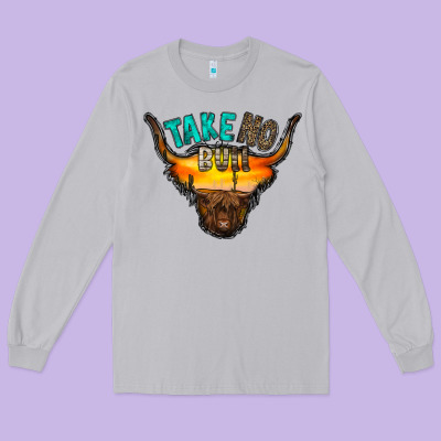 Take No Bull Long Sleeve Tee Designed By Racoondesign