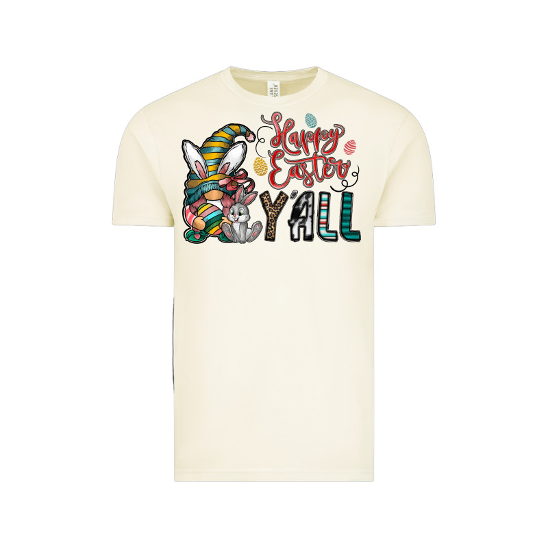 Happy Easter Y All Vintage Tee by CowhideDigitalArt | Teevron