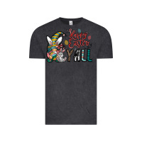 Vintage Black happy easter y all Vintage Tee - CowhideDigitalArt