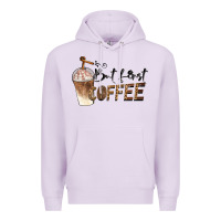Lilac but first coffee Premium Hoodie - BarkalooDesign