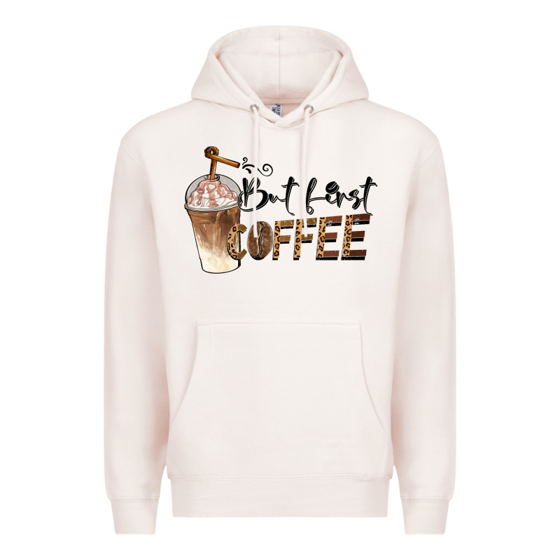 But First Coffee Premium Hoodie by BarkalooDesign | Teevron