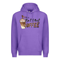 Purple but first coffee Premium Hoodie - BarkalooDesign