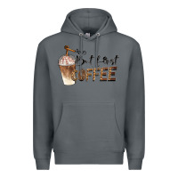 Rock but first coffee Premium Hoodie - BarkalooDesign