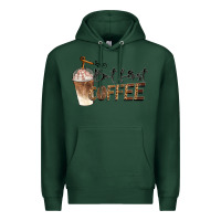Sports Green but first coffee Premium Hoodie - BarkalooDesign