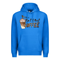 True Royal but first coffee Premium Hoodie - BarkalooDesign