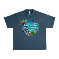 Midnight Navy beach please Urban Heavy Tee - CowhideDigitalArt