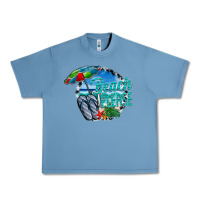 Pebble Blue beach please Urban Heavy Tee - CowhideDigitalArt