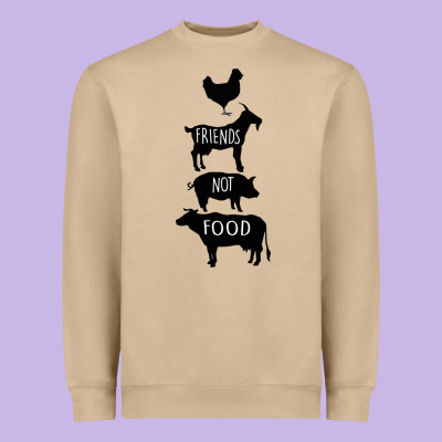 Friend Not Food Heavyweight Sweatshirt Designed By Bettercallsaul