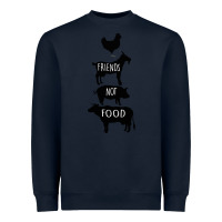 Navy Friend Not Food Heavyweight Sweatshirt - Bettercallsaul