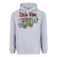 Heather Grey little miss preschool Heavyweight Hoodie - RanaPortraitStore
