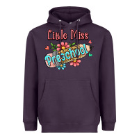Plum little miss preschool Heavyweight Hoodie - RanaPortraitStore