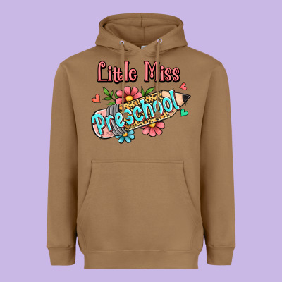 Little Miss Preschool Heavyweight Hoodie Designed By Ranaportraitstore