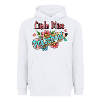 White little miss preschool Heavyweight Hoodie - RanaPortraitStore