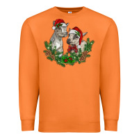 Carrot christmas baby goats Premium Sweatshirt - RanaPortraitStore
