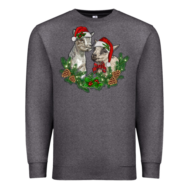 Christmas Baby Goats Premium Sweatshirt by RanaPortraitStore | Teevron